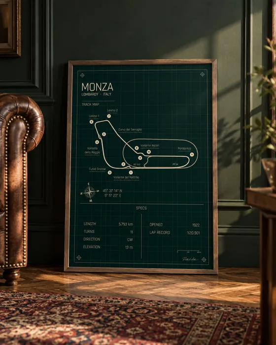 Monza framed — Heritage