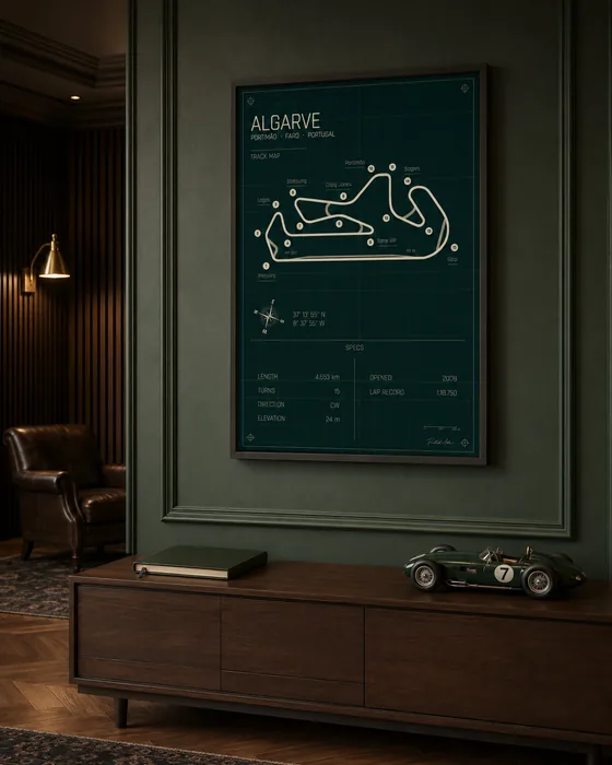 Algarve circuit poster — Heritage edition