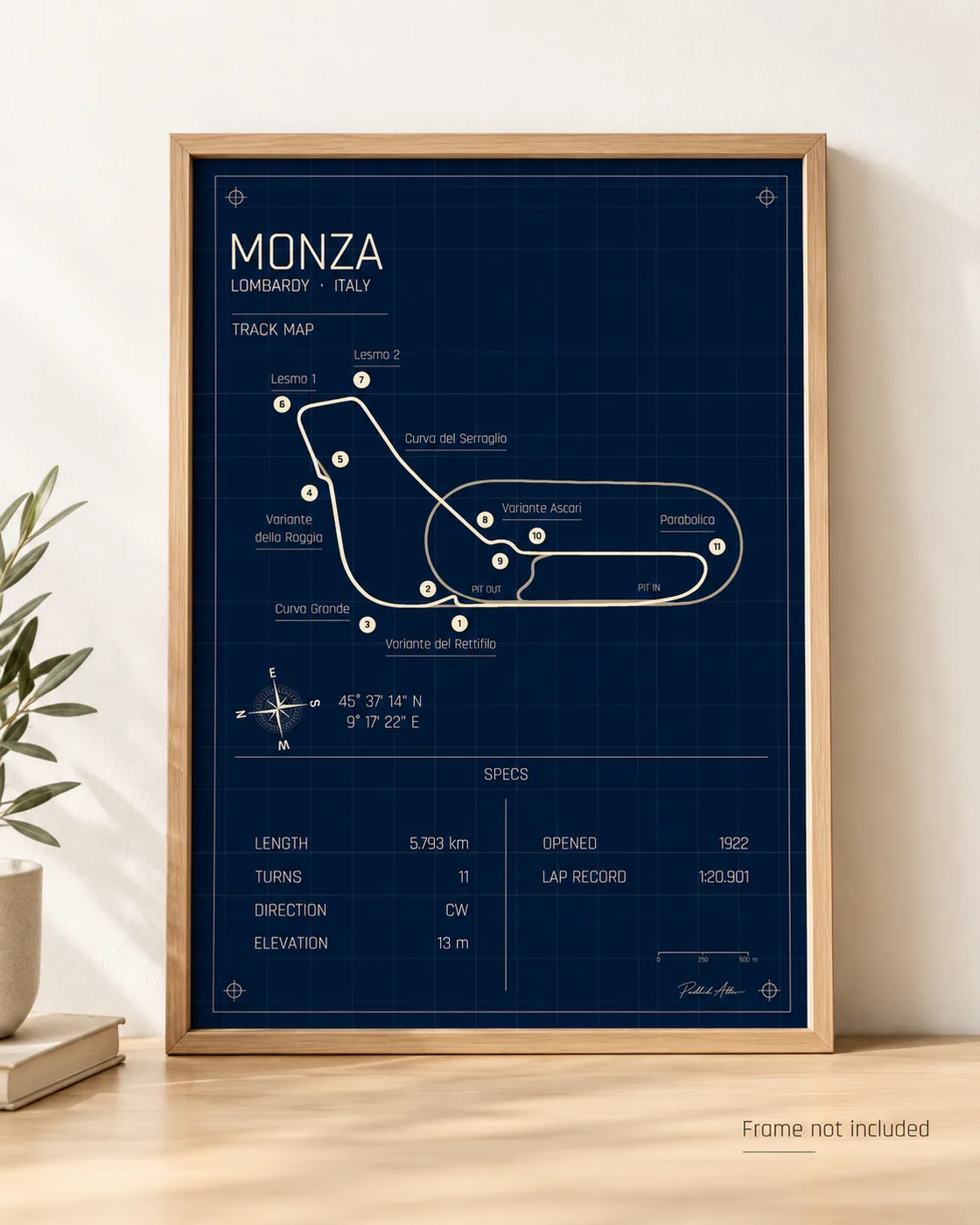 Motorsport Wall Art & Track Map Posters | Paddock Atlas